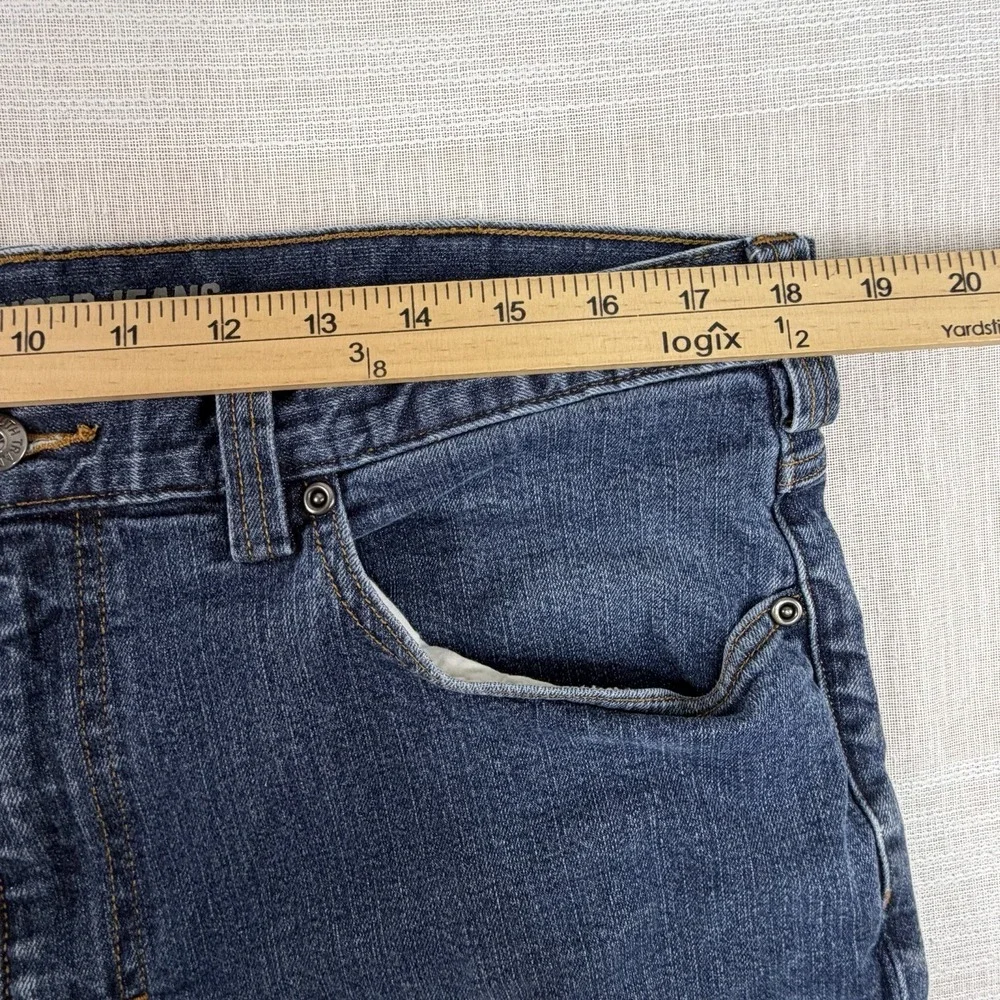 Duluth Trading Men's Flex Weekender‎ Jeans Sz 36x32 Medium Wash Denim